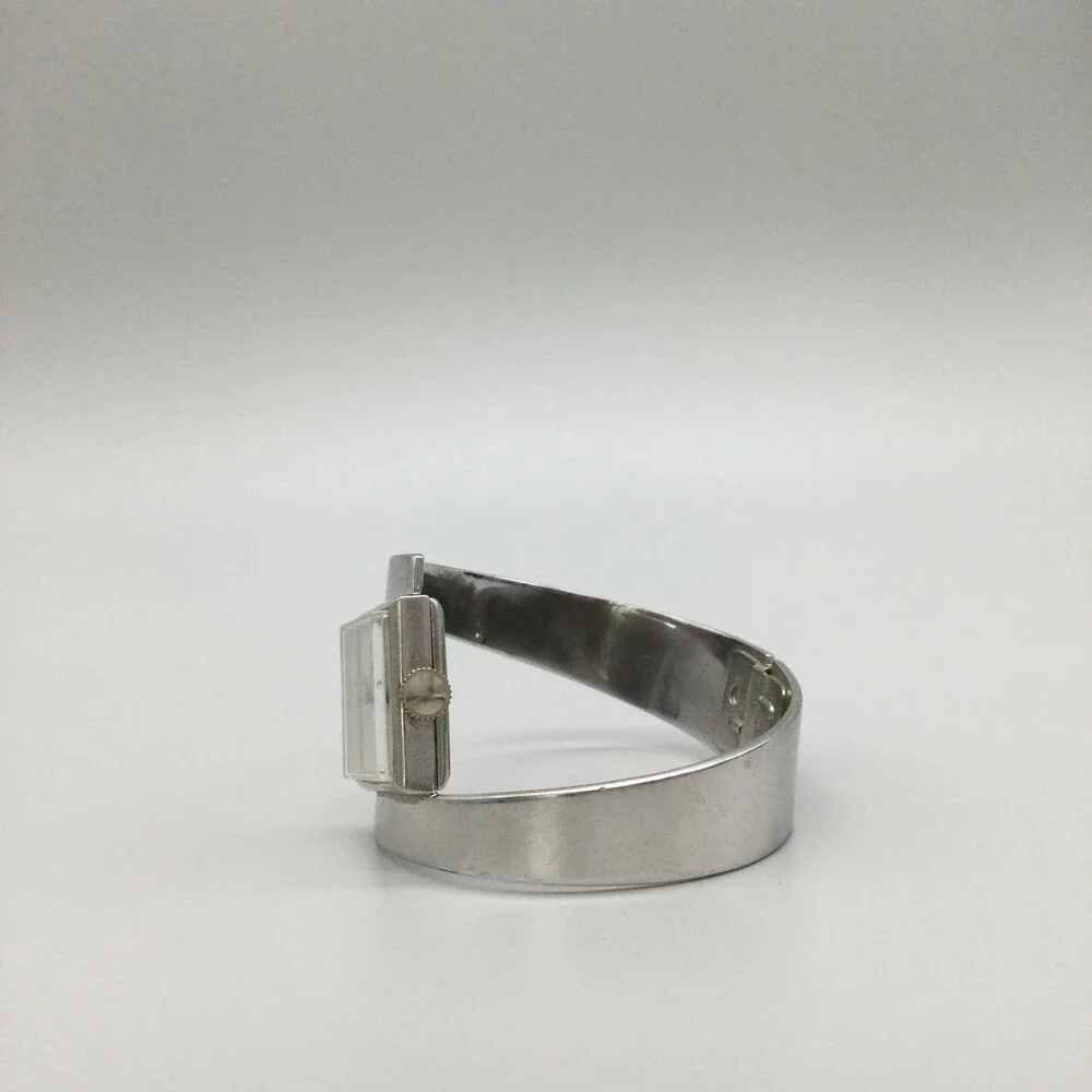 Vintage Marcel Boucher Womens Watch 22mm Silver Tone Bangle Manual Wind 6.5